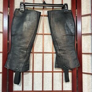 Ariat Breeze Sm Leather Half Chaps Equestrian Horse Riding Excellent Condition